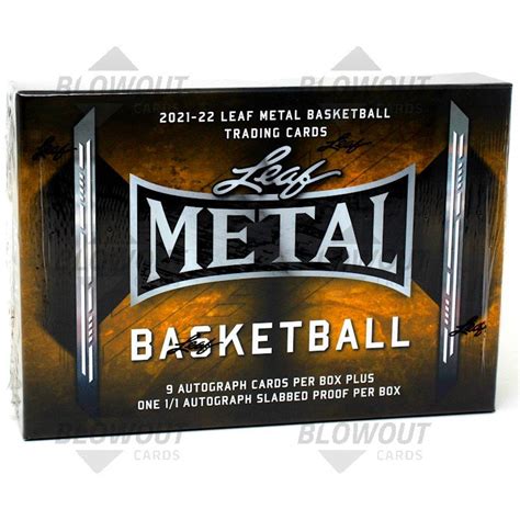 leaf metal basketball box|leaf metal basketball checklist.